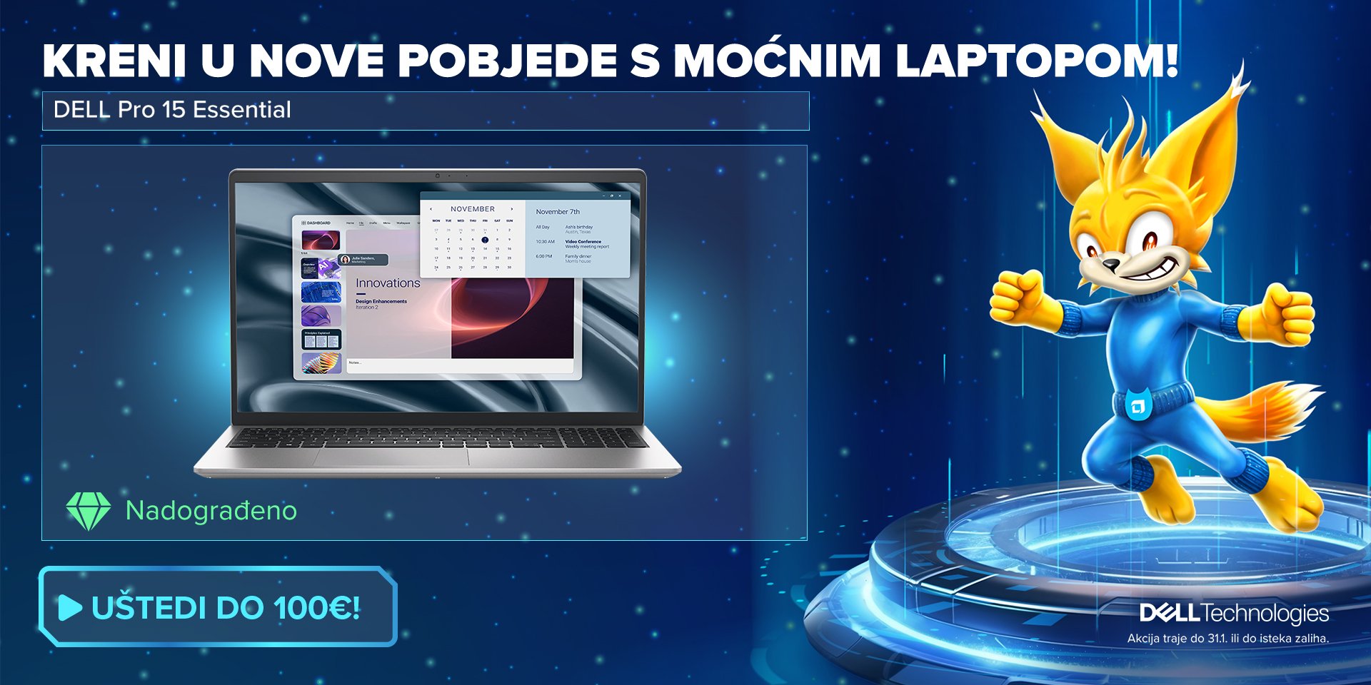 DELL laptopi po super cijenama!